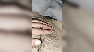 Playing with my body hair