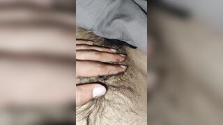 Playing with my body hair