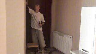 I am fucked by my stepbrother with a big dick, deep throat blowjob and anal fucking - 1 image