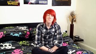 Alexander Daniels Flaunting And Stroking His Uncut Cock - 1 image