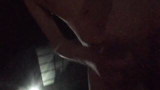 Walking Around the Neighbors Late at Night with a Naked Erection While Squirting 210624-1 - 11 image