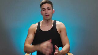 Gorgeous Twink Sensually Flip Fucks Real Life Tatted BF Hunk - 2 image