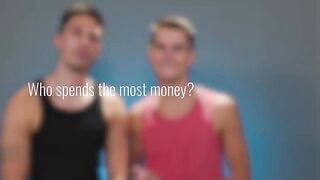 Gorgeous Twink Sensually Flip Fucks Real Life Tatted BF Hunk - 3 image