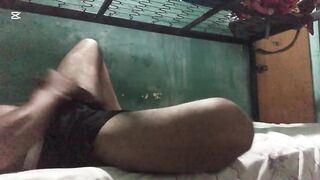 Young Latino Amateur Masturbates Hard To Impress His Friends - 14 image