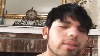 Older Man Gets Asshole Screwed by a Twink with Big Dick on the Floor - 9 image