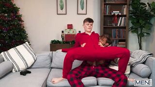 MEN - Jake Preston Unbuttons Dom King's Underwear While He Is Playing Video Games To Reveal His Monster Cock - 8 image