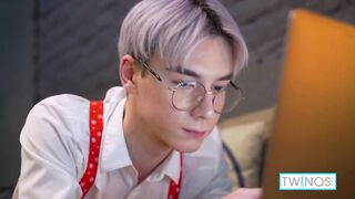 Purple Haired Twink Karol Gajda Masturbates And Cumshots!