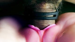 Pink pussy sucked my hot cock and I came deep in the hole - 3 image