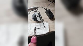 extreme cocksounding and urethra stretch with machine Part 3 - 6 image