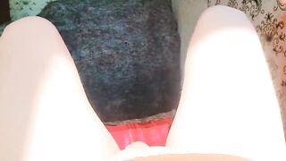 Big White Sissy Ass Crossdresser Slut Twink Gay Fem Boy Lady Boy Emo Style Flowered Sexy Dress - 12 image