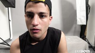 Gypsy Twink Boy Javi Xisco jerks off his big cock - 3 image
