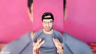 Shameful macho comes home from the gym excited to see a twink's ass and masturbates his 19cm