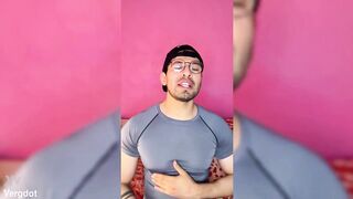 Shameful macho comes home from the gym excited to see a twink's ass and masturbates his 19cm