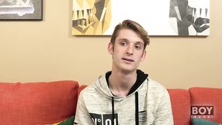 Handsome Twink Chris Tucker Pleasures His Big Dick - 1 image