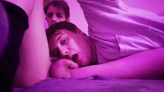 Deepthroating my HUNG TWINK before CREAMING HIM RAW!!! - 1 image