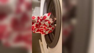 Young 19yo Perv Boy Cums On Fresh Underwear And Puts It Back In The Washing Machine - 1 image