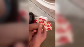 Young 19yo Perv Boy Cums On Fresh Underwear And Puts It Back In The Washing Machine