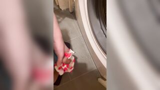 Young 19yo Perv Boy Cums On Fresh Underwear And Puts It Back In The Washing Machine - 4 image