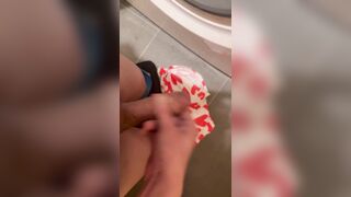 Young 19yo Perv Boy Cums On Fresh Underwear And Puts It Back In The Washing Machine - 8 image