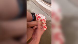 Young 19yo Perv Boy Cums On Fresh Underwear And Puts It Back In The Washing Machine - 9 image