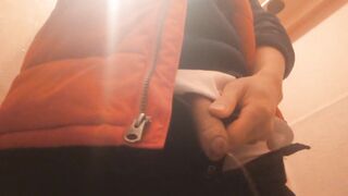 Sexy gay twink loudly pisses pee dressing different outfits and views