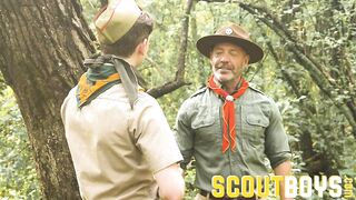 ScoutBoys Hung Scoutmaster Ace Banner barebacks sexy innocent scout - 2 image