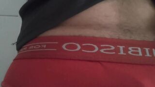 Straight grandpa has intense ejaculation. - 2 image