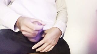 JERK OFF - CUMSHOT - Watching porn - 4 image