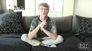 Twink Corey Dawson Jerks Off While Dildo Fucking His Ass - 1 image