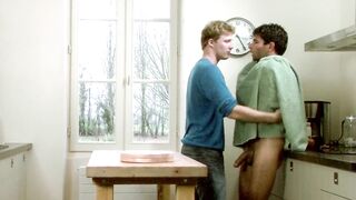 Matt Surfer Kameron Frost fuck each other in the kitchen