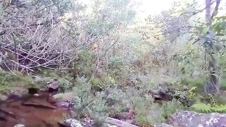 I stroked my dick near the waterfalls in Minas Gerais