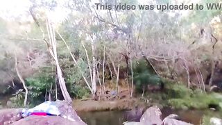 I stroked my dick near the waterfalls in Minas Gerais