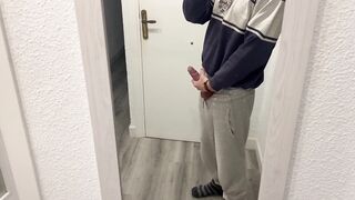 I like them to see my milk come out of my fat cock - 14 image