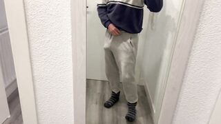 I like them to see my milk come out of my fat cock - 15 image