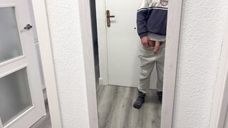 I like them to see my milk come out of my fat cock - 2 image