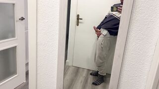 I like them to see my milk come out of my fat cock - 5 image