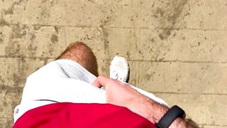 Persuaded a passer-by to give a for money on the beach - 7 image