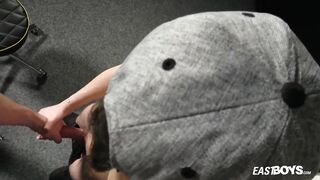 Cute boy with nice twink dick gets handjob - 13 image