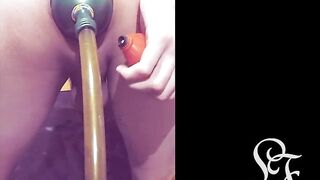 The Glass disappeared up my wrecked Ass and made me cum - 6 image