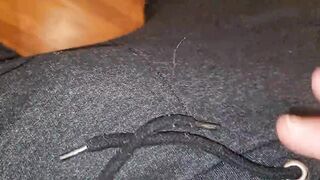 CUMSHOT AND MOANS | SEXY AND PERVERTED WITH PISS AND LEATHER JACKET - CUMSHOT HANDJOB AND INTENSE MOANING WITH DIRTY DIALOGUE - 4 image