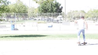 Skater Twink Brings Home Hunk With Fat Dick - 1 image