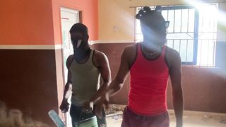 Painter Get Fucked at Construction Site