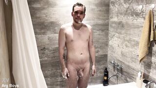 Steamy Piss Play in the Shower With My step Bro - 13 image