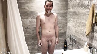 Steamy Piss Play in the Shower With My step Bro - 14 image