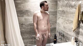 Steamy Piss Play in the Shower With My step Bro