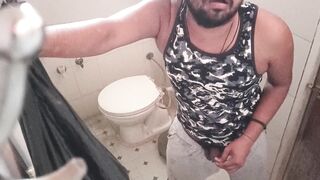 Deep hard fucking cock untill WHITISH LIQUID came Then peeing in toilet - 15 image