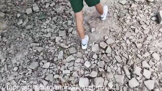 Stepfather and stepson fucked a hole bareback and filled a full tank with sperm! A hot femboy exclusive - 4 image