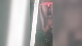 Black Africa gay man love to masturbate in his room