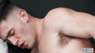 MEN - Submissive Trevor Brooks Lets Cameron Neuton Have His Way With Him And Even Lets Him Cum On His Face - 10 image