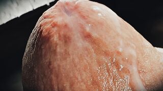 Sleepy cock gets masturbated and cumshot - 14 image